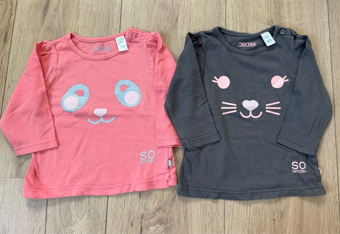Lot de 2 hauts 6M