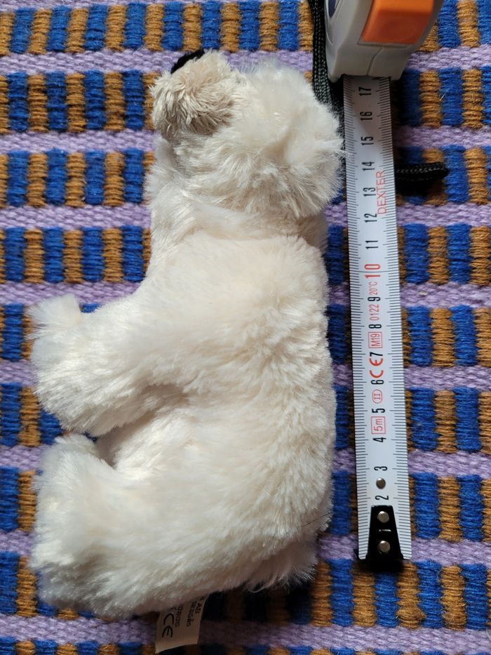 Peluche petit ours blanc - photo numéro 2