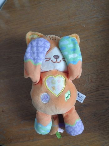 Jouet d'éveil Fripon cache cache chaton