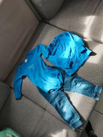 Ensemble jean body et veste
