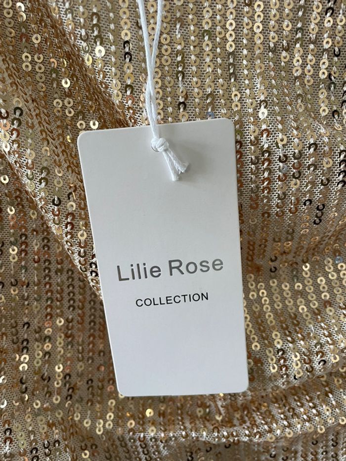 Robe en sequins Lilie rose taille S/M - photo numéro 3