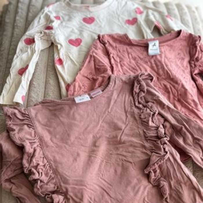 Lot 3 tee shirt manches longues