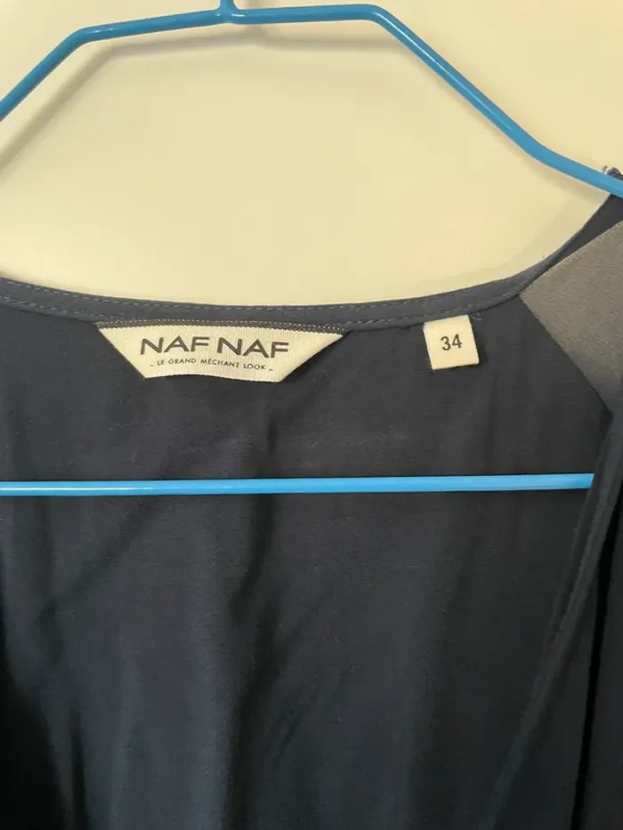 Robe bleu marine Naf Naf - photo numéro 2