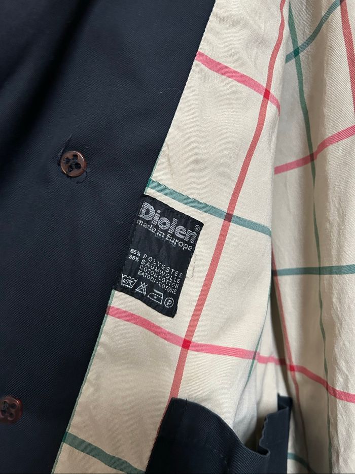 Trench / Caban noir uni Homme Bartson’s Taille L - photo numéro 4