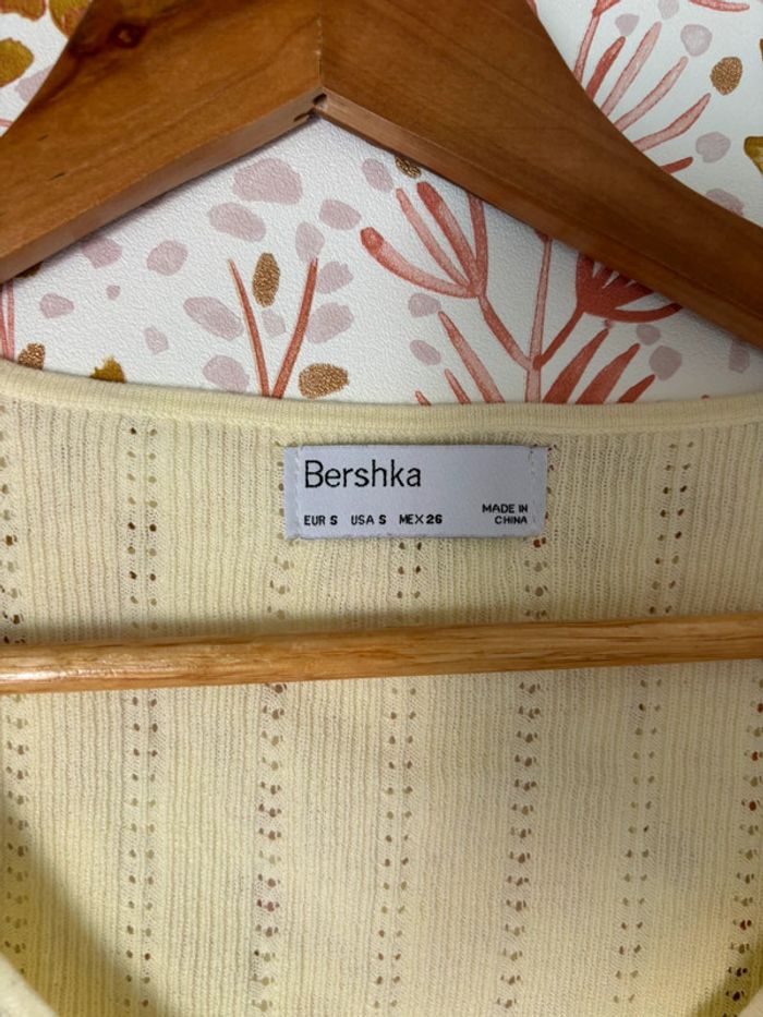 Top en maille crème bershka - photo numéro 2