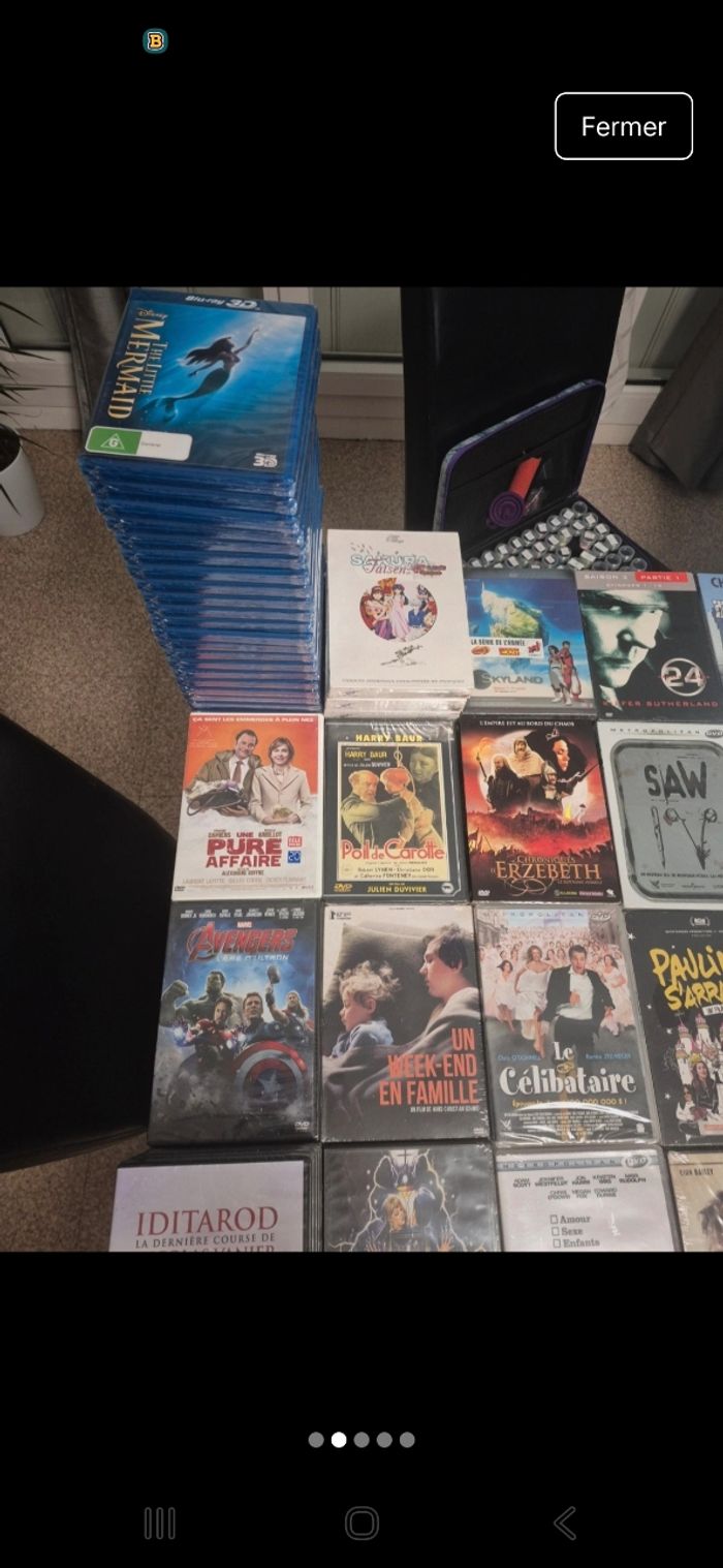 Lot de DVD blu ray + de 50 💿 - photo numéro 2