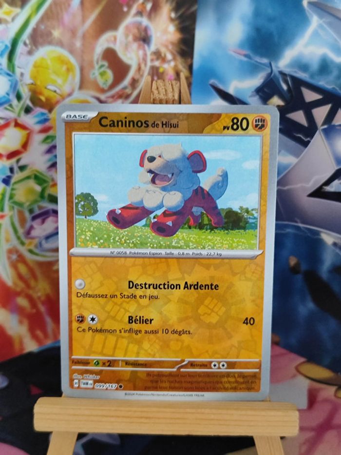Caninos de Hisui reverse 99/167 Mascarade Crépusculaire