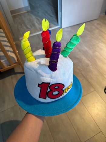Chapeau anniversaire  18ans