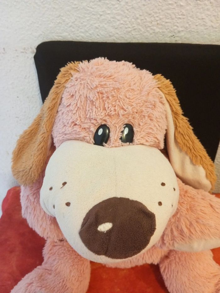 Chien rose beige marron, 60 cm - photo numéro 2