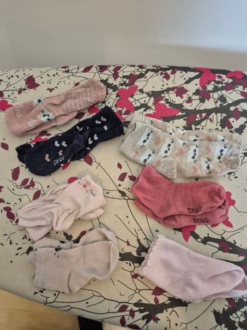 Lot Chaussettes et chaussons T18 à 23