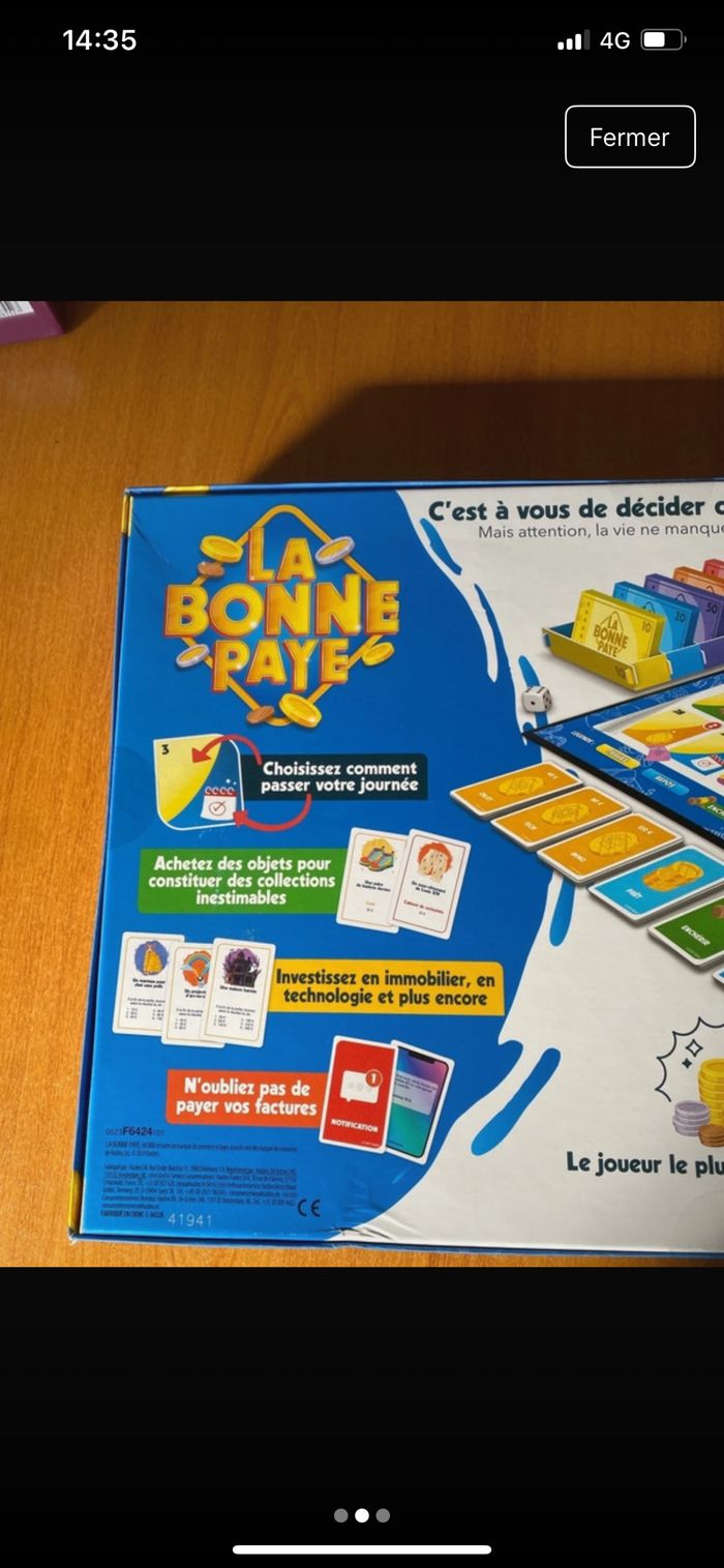 Jeu bonne paye - photo numéro 2
