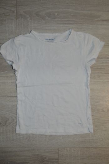 Tee shirt manches courtes blanc 5 ans Orchestra