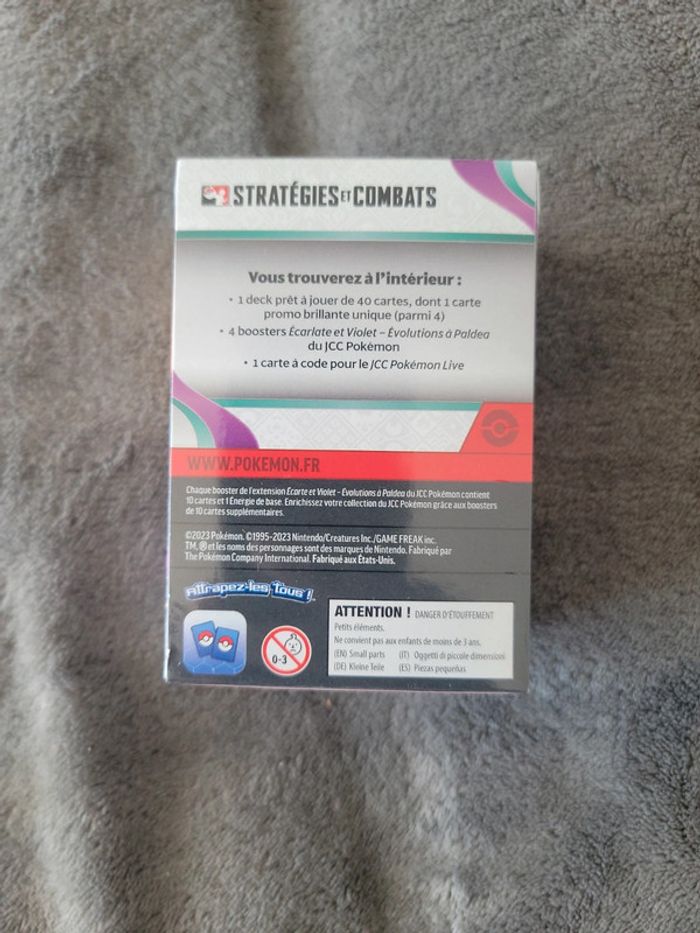 Kit d'AP Pokemon EV02 Évolutions à Paldéa - photo numéro 6