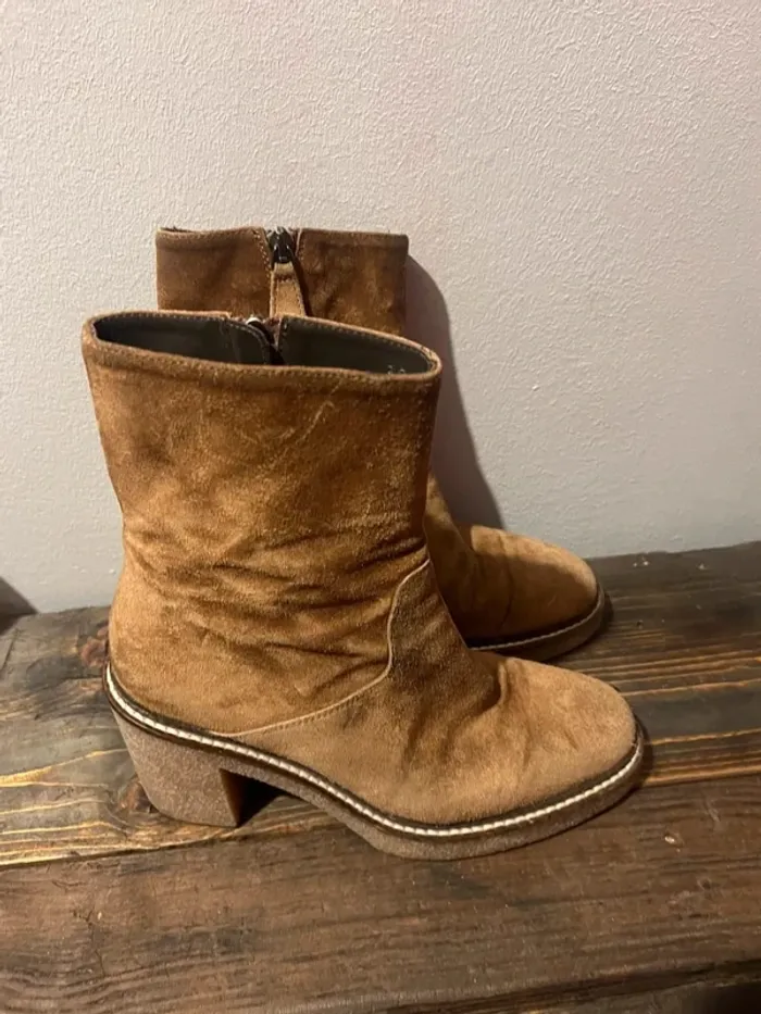 Bottines camel - photo numéro 2