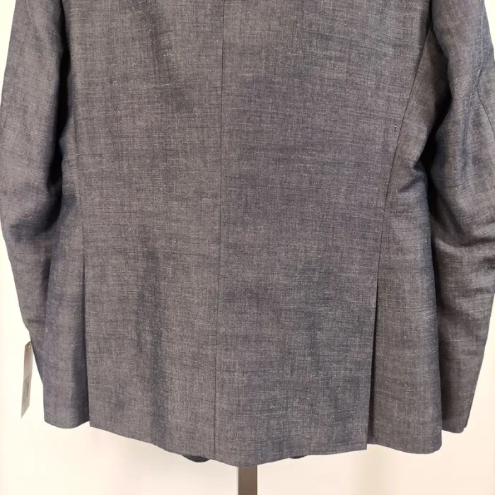 Veste de costume bleu grise "ganta" - taille 50 A481 - photo numéro 9