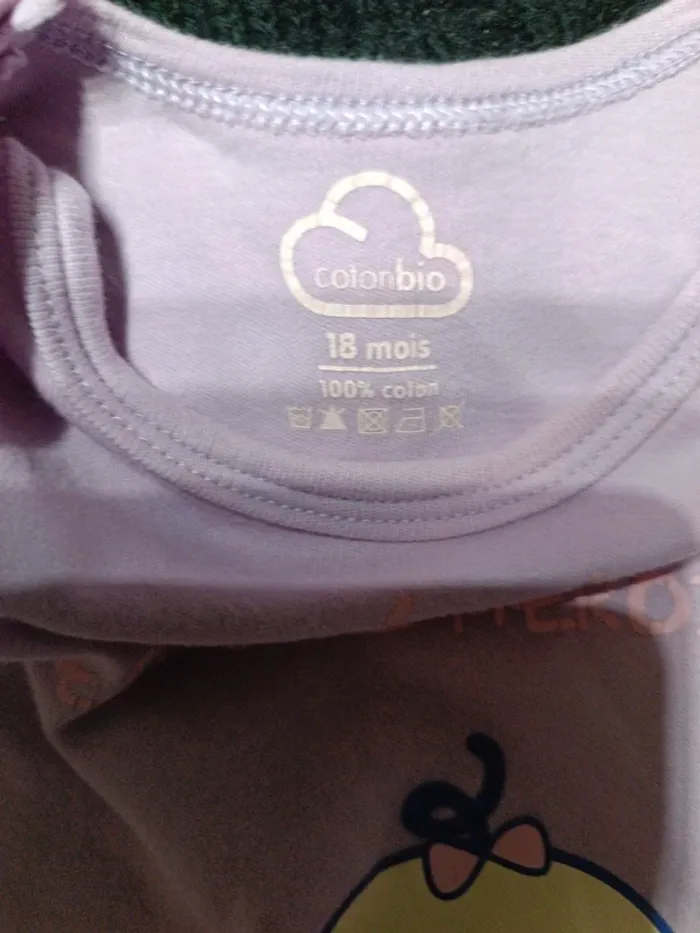 Body parme CotonBio 18M - photo numéro 4