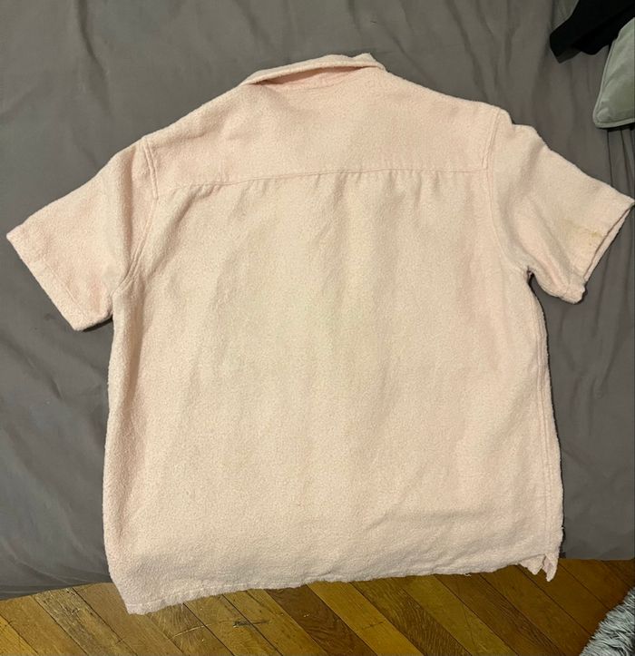 Chemise sans manches homme – Rose molletonné - photo numéro 4