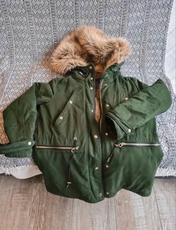 Parka Zara verte 