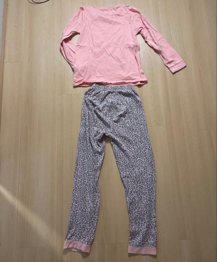 Pyjama fille rose chat taille 11-12 ans - photo numéro 4