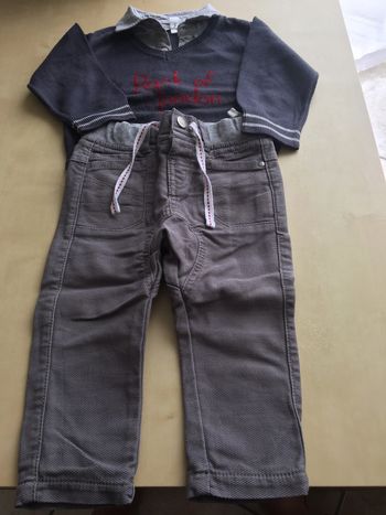 Ensemble tape à l’œil 12 mois