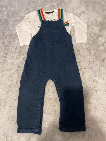 Ensemble salopette t-shirt à manches longues - ZY BabyBoy