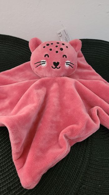 Peluche bambino Kruidvat chat ours rose