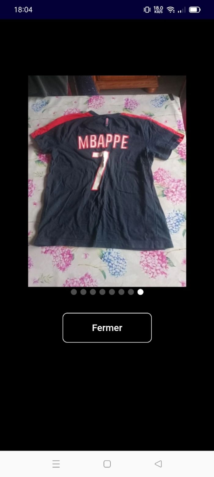 Tee shirt foot Paris Saint Germain garçon - photo numéro 8