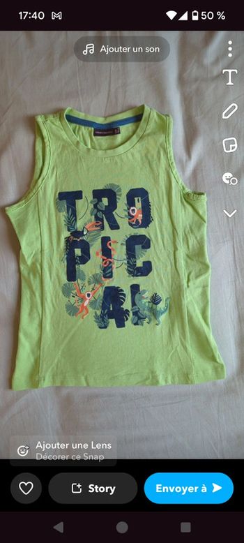 T-shirt Marcelle tropical animaux