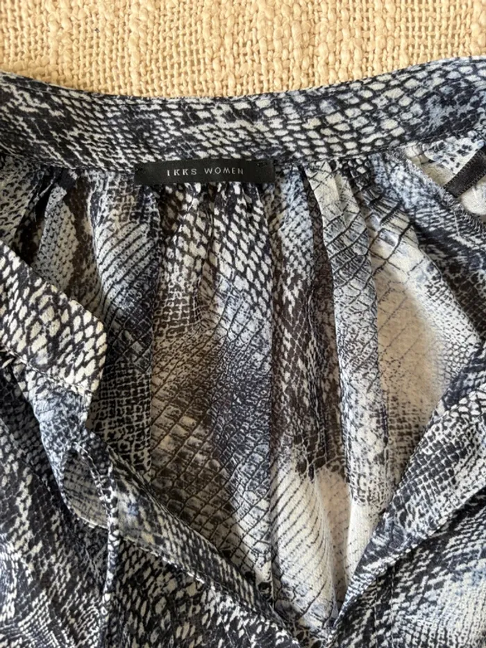 Blouse, IKKS, taille 36 bleu - photo numéro 3