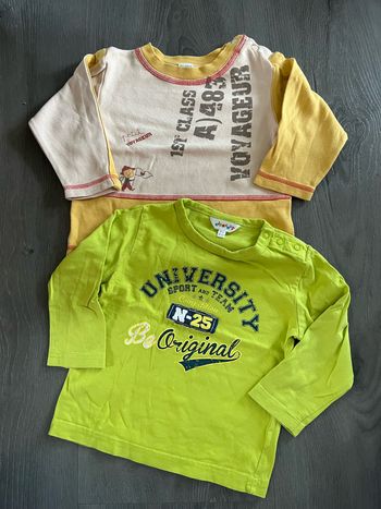 Lot 2 pulls fins garçon