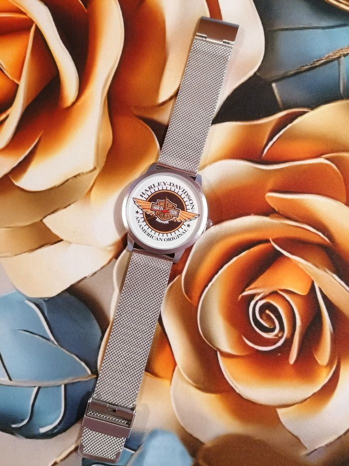 Montre harley davidson argenté - photo numéro 4