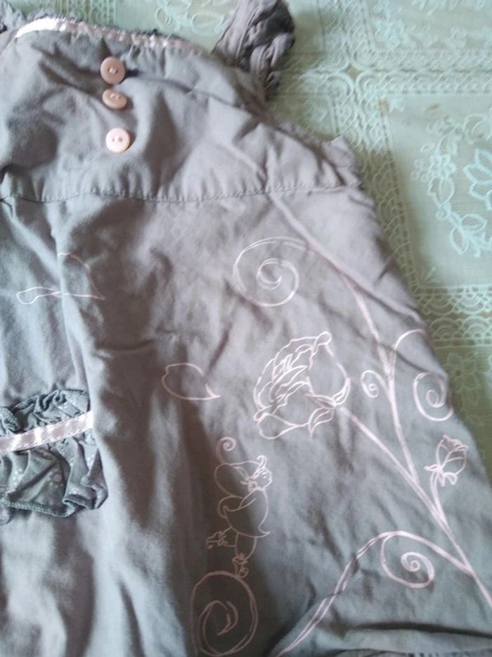 Robe doublée taupe 9 mois - photo numéro 3