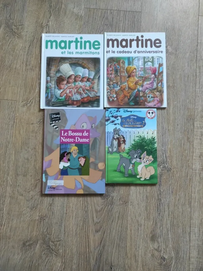 Livres Martine et Disney