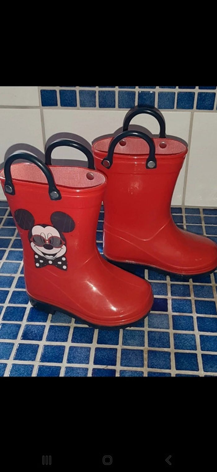 Bottes de pluie Mickey disney taille 20