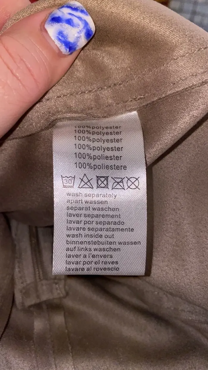 superbe jupe touchée peau de pêche M&S mode taille 52 neuve - photo numéro 3