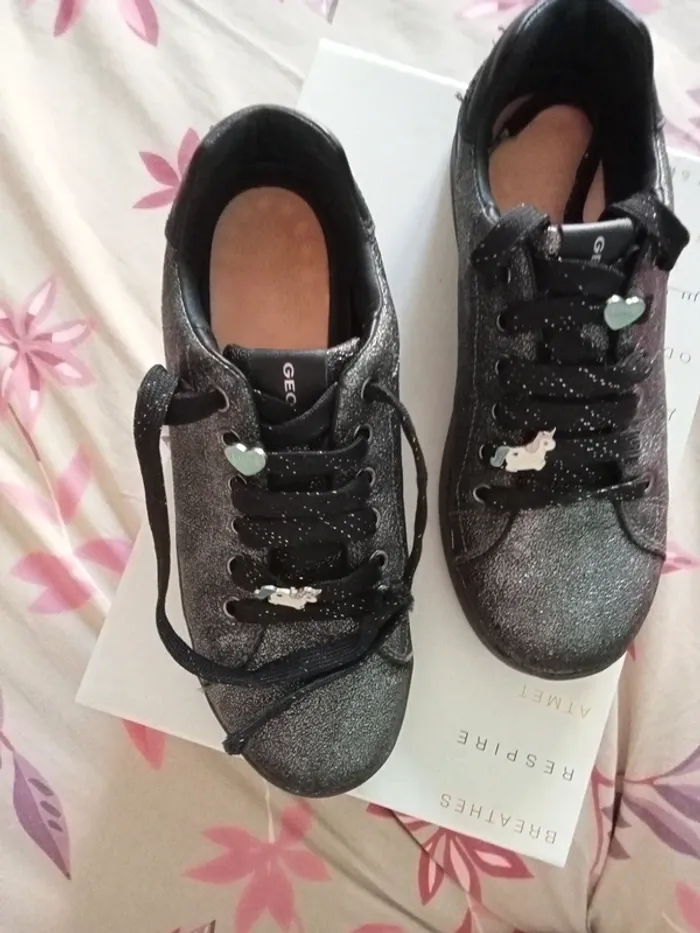Sneakers Geox DJROCK licorne paillettes - photo numéro 4