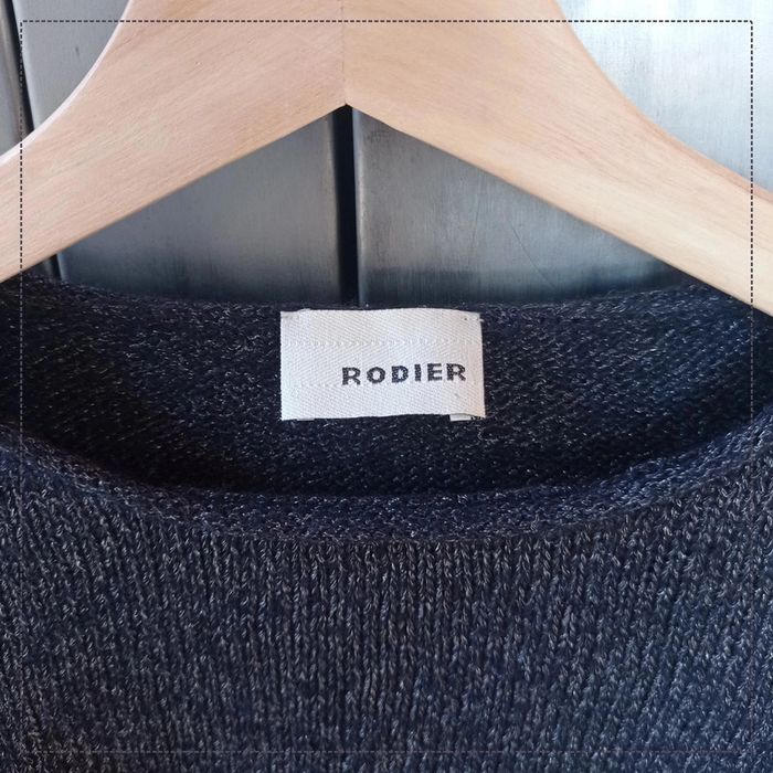 Pull femme Rodier gris/bleu taille S très bon état - photo numéro 2