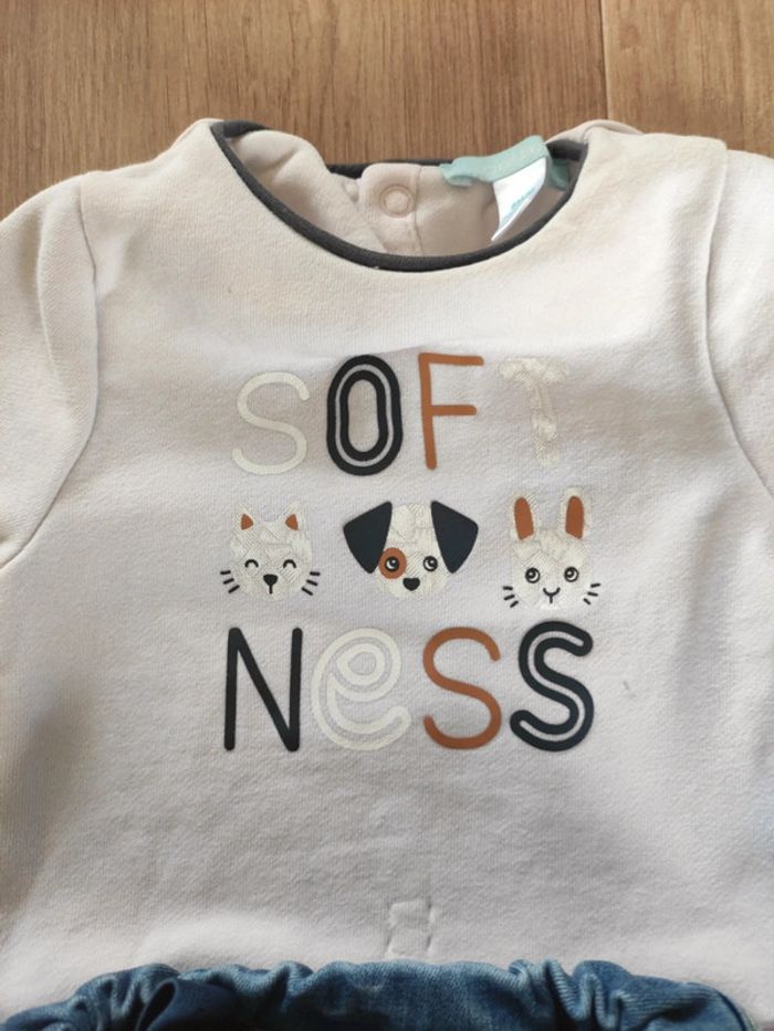 Ensemble pantalon et sweat 6 mois fille - photo numéro 4