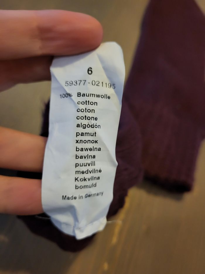 Paire de moufles prune 6 ans neuf - photo numéro 3