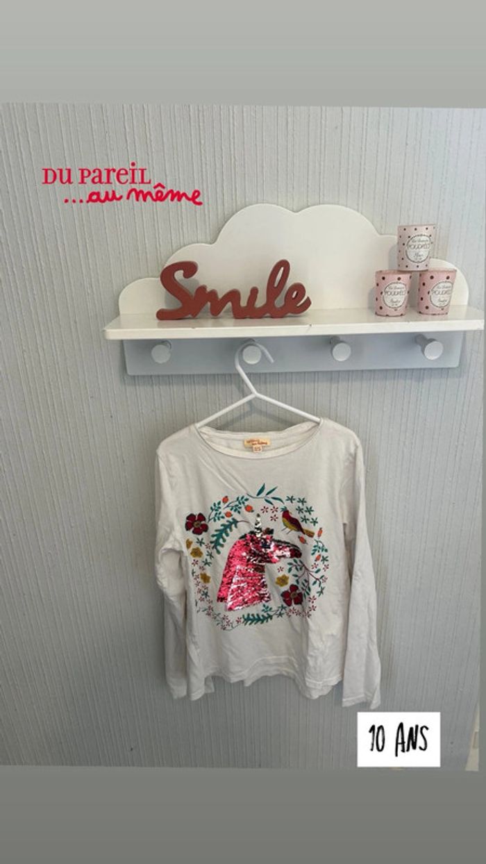 T-shirt ML Du pareil au même taille 10 ans