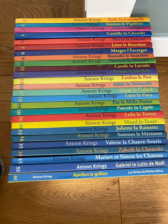 27 livres antoon krings :drôles de petites bêtes