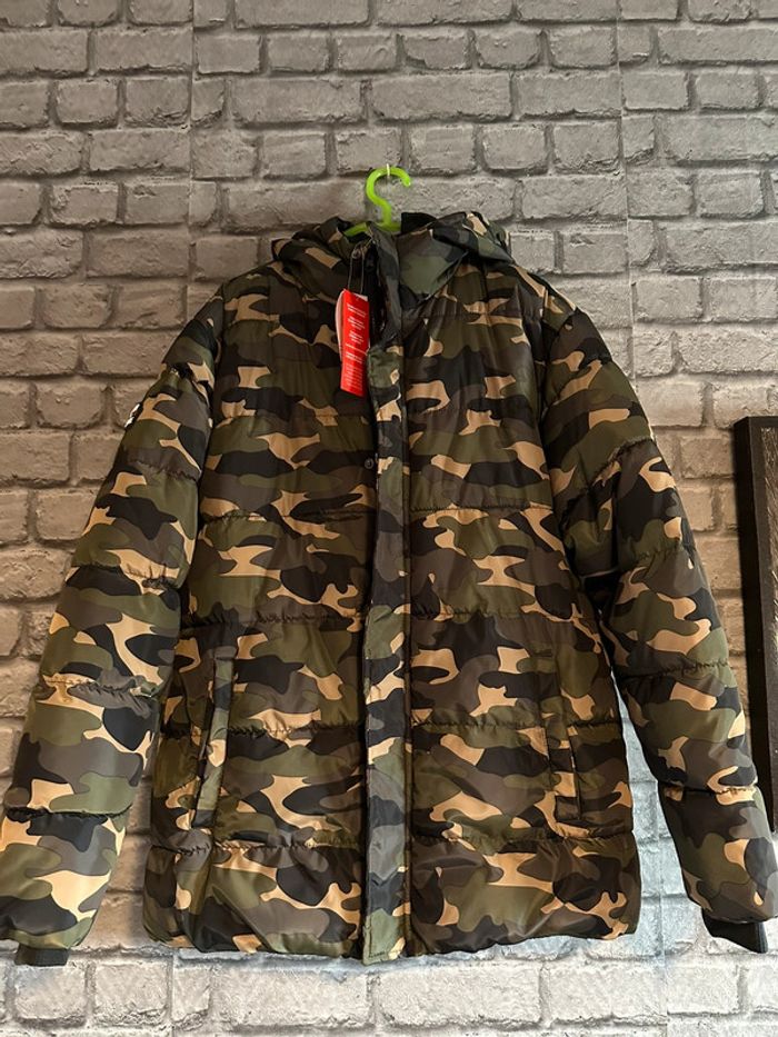 Doudoune camouflage  hiver