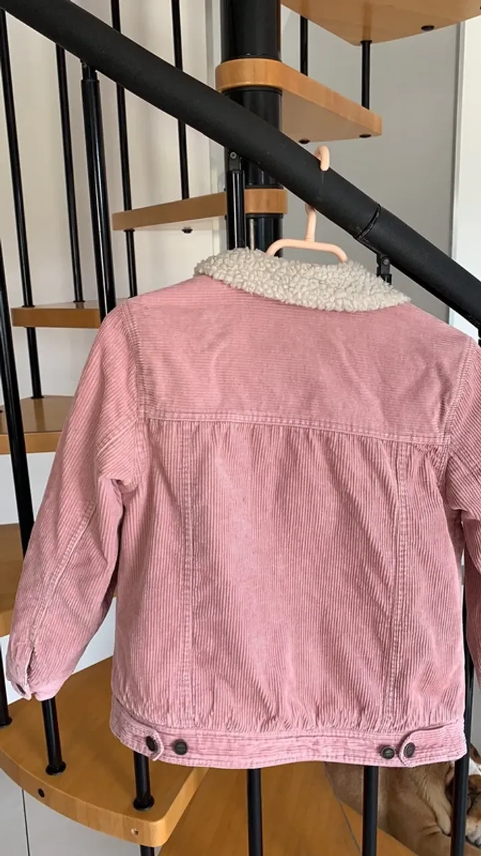 Veste velours vieux rose - photo numéro 7