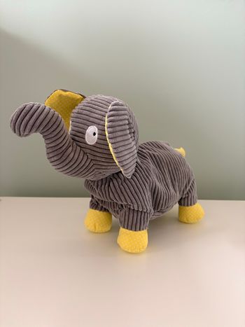 Peluche range pyjama éléphant  - Environ 25 cm - Neuf