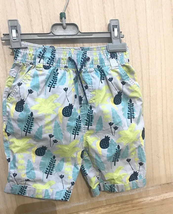 Short garçon Orchestra – 4 ans – imprimé tropical. -50% par lot - photo numéro 6