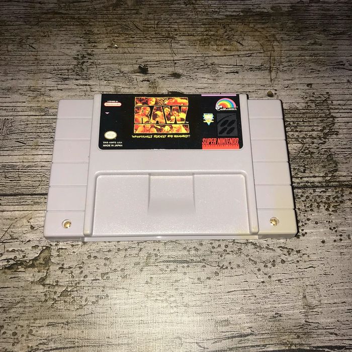 Raw Super Nintendo USA Loose