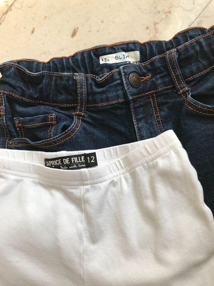 Jean et legging fille 12 Ans - photo numéro 2