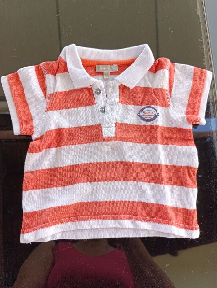 Polo grain de blé 6 mois bon état