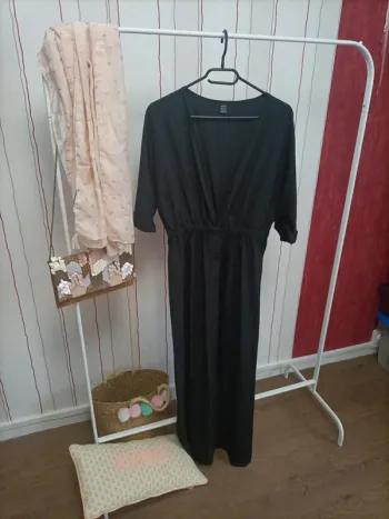 Jolie robe longue noir Shein L