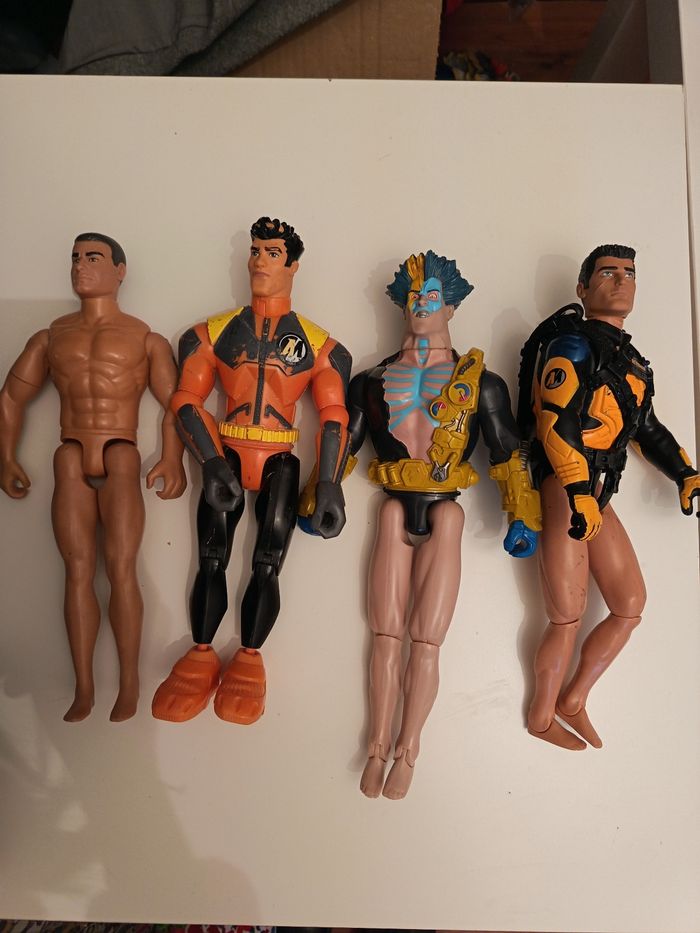 Lot de 4 action Man